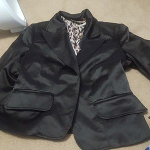 Kenar sateen blazer